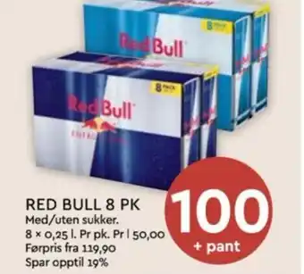 Coop Mega RED BULL 8 PK tilbud