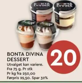 Coop Mega BONTA DIVINA DESSERT tilbud