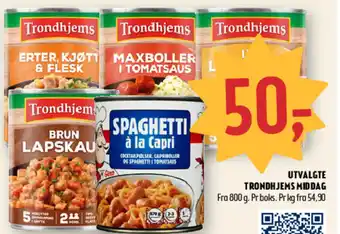 Coop Prix UTVALGTE TRONDHJEMS MIDDAG tilbud