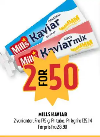 Coop Prix MILLS KAVIAR tilbud