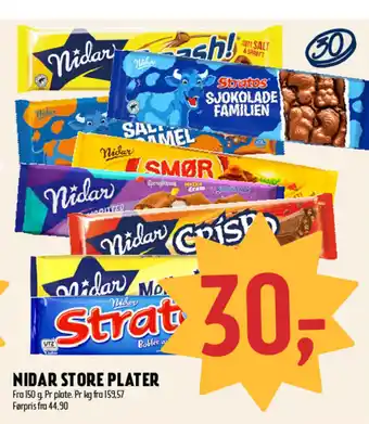 Coop Prix NIDAR STORE PLATER tilbud