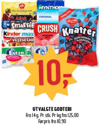 Coop Prix UTVALGTE GODTERI tilbud