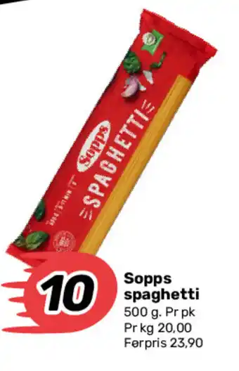 Matkroken Sopps spaghetti tilbud