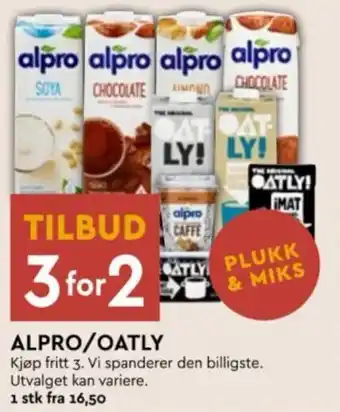 Coop Mega ALPRO/OATLY tilbud