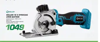 Coop Byggmix Kellen 18 v dykksag uten batteri tilbud