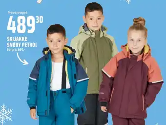 Coop Obs Skijakke snøby petrol tilbud