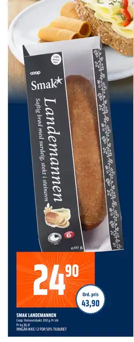 Coop Obs Smak landemannen tilbud