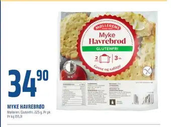 Coop Obs Myke havrebrød tilbud