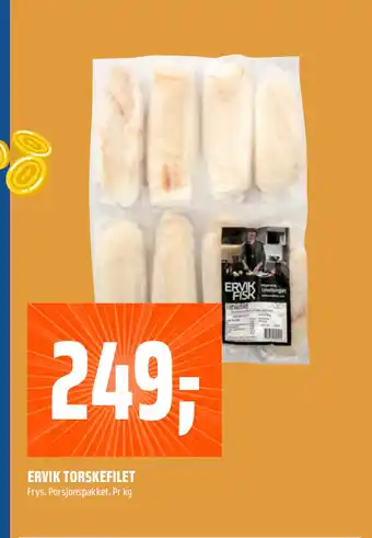 Coop Obs Ervik torskefilet tilbud