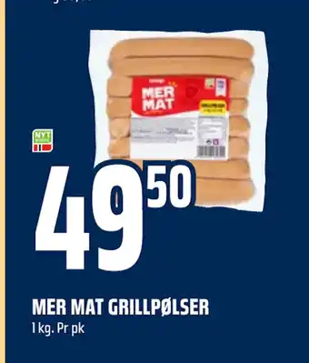 Coop Obs Mer mat grillpølser tilbud