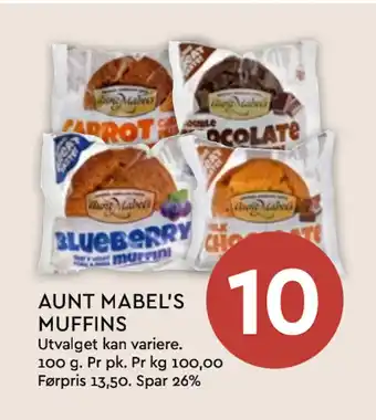 Coop Mega Aunt mabel ’ s muffins tilbud