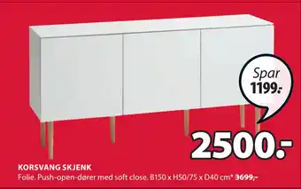 JYSK Korsvang skjenk tilbud