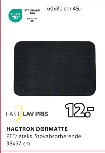 JYSK Hagtron dørmatte tilbud