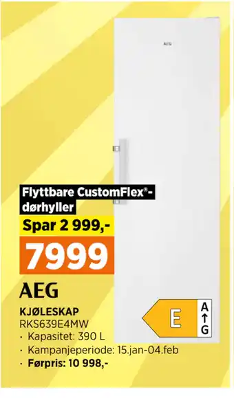 POWER Kjøleskap tilbud