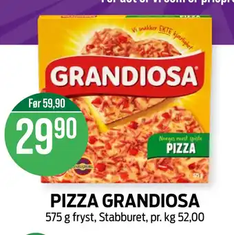 Kiwi Pizza grandiosa tilbud