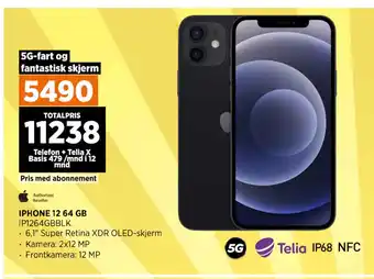 POWER Iphone 12 64 gb tilbud
