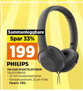 POWER On-ear hodetelefoner tilbud