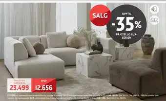Bohus Otello lux hjørnesofa tilbud