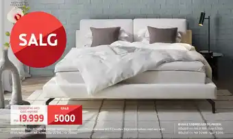 Bohus Soho seng med gavl 140x200 tilbud