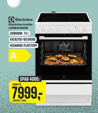 Skousen Electrolux komfyr lkr6441now tilbud