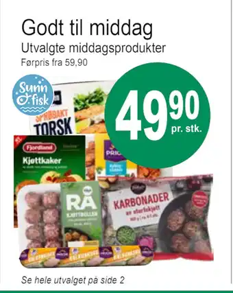 Joker Godt til middag tilbud