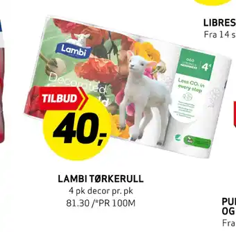 Bunnpris Lambi tørkerull tilbud