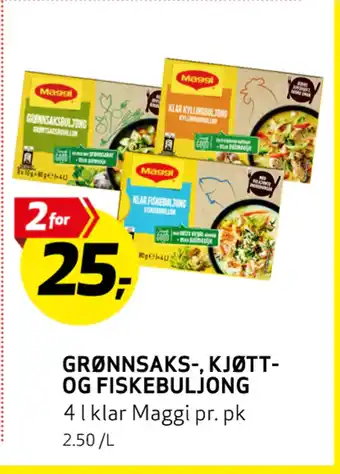 Bunnpris Grønnsaks-, kjøtt og fiskebuljong tilbud