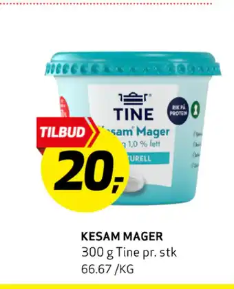 Bunnpris Kesam mager tilbud