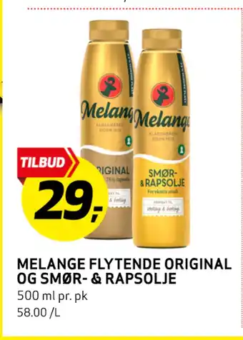Bunnpris Melange flytende original og smør- & rapsolje tilbud