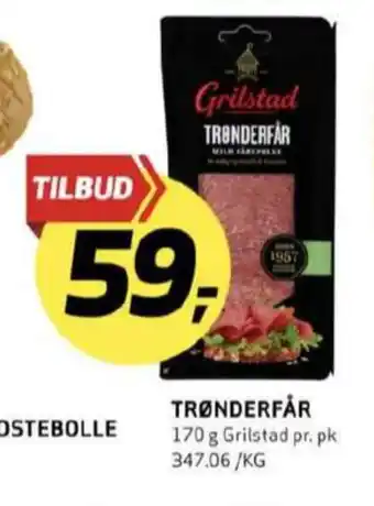 Bunnpris Grilstad trøndefår tilbud
