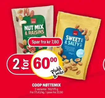 Coop Extra Den lille nøttefabrikken nøttemix tilbud