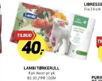 Bunnpris Decor tørkerull tilbud