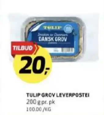 Bunnpris Dansk grov leverpostei tilbud