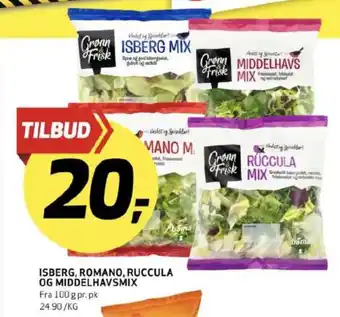 Bunnpris Grønn og frisk salat tilbud