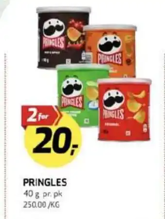 Bunnpris Pringles chips original tilbud