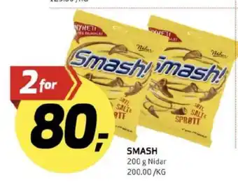 Bunnpris Smash! sjokoladepose tilbud
