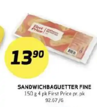 Bunnpris First price baguette tilbud