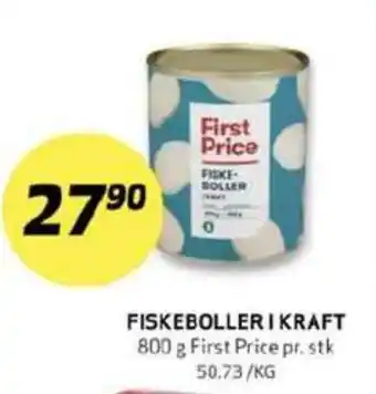 Bunnpris First price fiskeboller tilbud