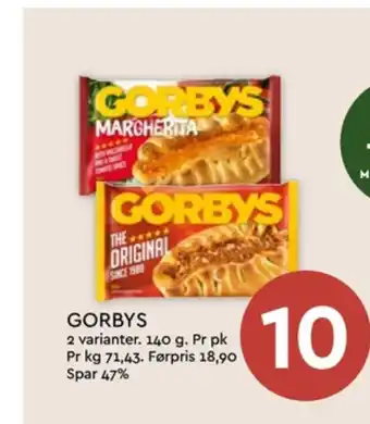 Coop Mega Gorbys pirog tilbud