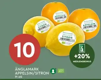 Coop Mega Änglamark appelsiner tilbud