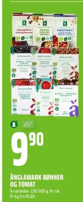 Coop Obs Änglamark bønner tilbud