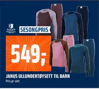 Coop Obs Janus undertøy tilbud