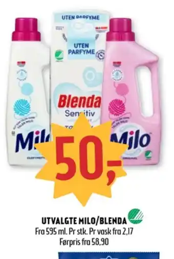 Coop Prix Milo vaskemiddel-flytende tilbud