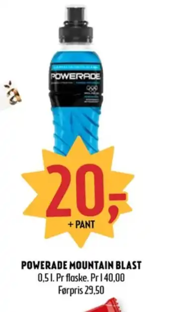 Coop Prix Powerade restitusjonsdrikk tilbud