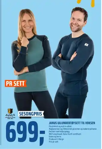 Coop Obs Janus undertøy tilbud
