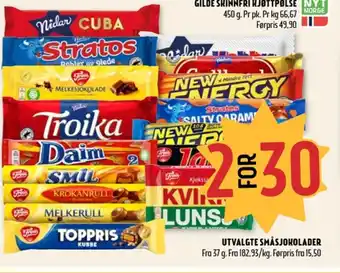 Coop Prix Cuba sjokoladebar tilbud