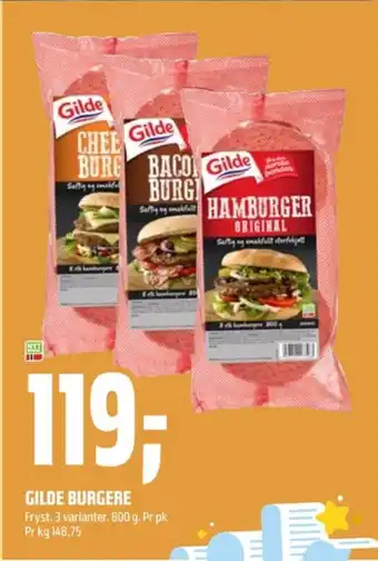 Coop Obs Gilde hamburger tilbud