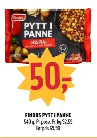Coop Prix Findus ferdigretter tilbud