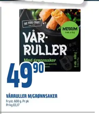 Coop Obs The food court vårruller tilbud