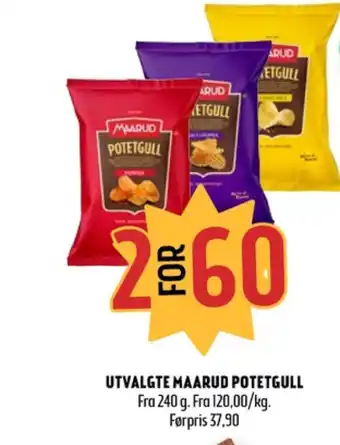 Coop Prix Maarud paprika chips tilbud